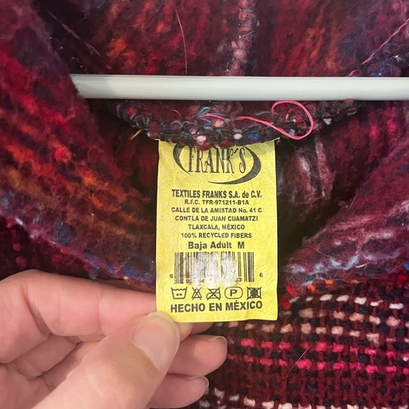 Mexican Baja Hoodie Frank’s Textiles Unisex Medium - Picture 4 of 11